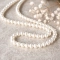 Krótki naszyjnik z pereł seashell Petit Pearl White