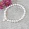 Bransoletka z pereł Swarovski Colors of Pearl - White w srebrze