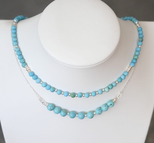 Komplet z Turkusów w srebrze - 3