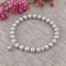 Bransoletka z pereł Swarovski Colors of Pearl - Pastel Grey