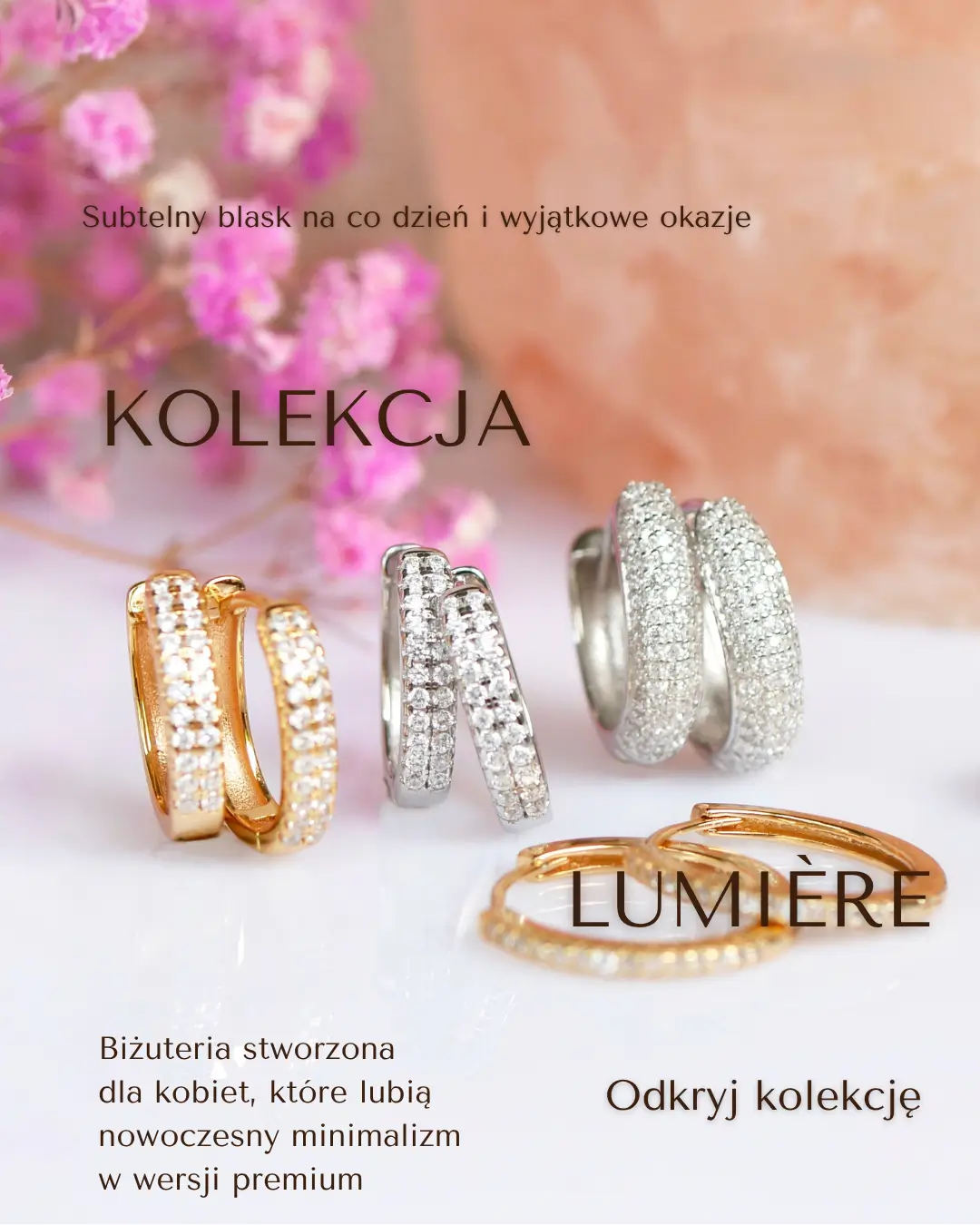 srebrna biżuteria z cyrkoniami